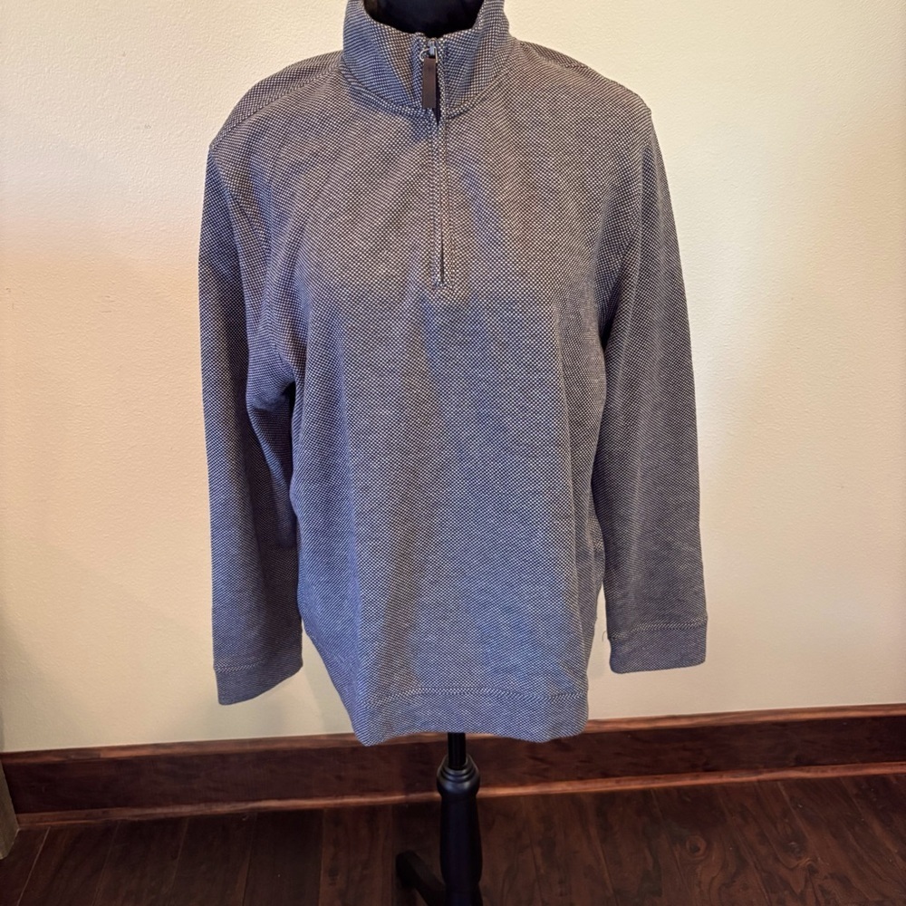 Tasso Elba Men's Quarter-Zip Sweater, Large, Business Casual, Weekend, Gameday